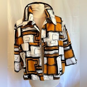 Patrick Christopher Geometric Fun and Funky jacket XL